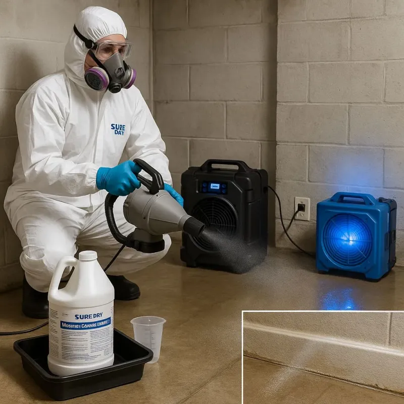 Sanitization and Odor Removal process in Worth, IL